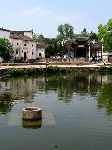 八卦村诸葛村鸟瞰图,古韵盎然，鸟瞰千年智慧村落